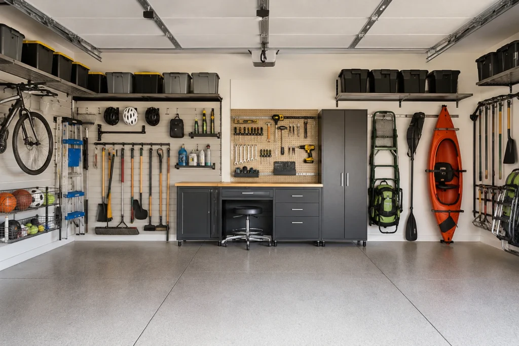 15 garage wall storage ideas for organizing tools, bikes, bins, and equipment
